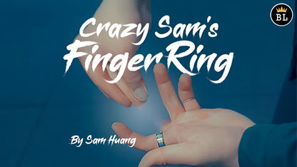 anson Chien Presents Crazy Sam's Finger Ring SILVER / SMALL (Gimmick and Online Instructions) by Sam Huang